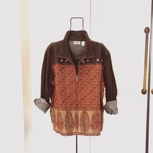 SALE  NWT VINTAGE CHICOS JEAN JACKET W TAG 3/14/16  XL NWT FINAL PRICE